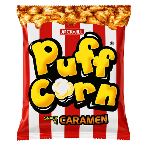 Bánh Snack vị Caramen Jack'n Jill Puff Corn 45g