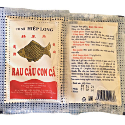 Bột Rau Câu Con Cá giòn Hiệp Long 25gr