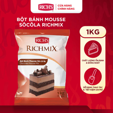 Bột Bánh Rich's Richmix Mousse Chocolate Mix Túi 1Kg