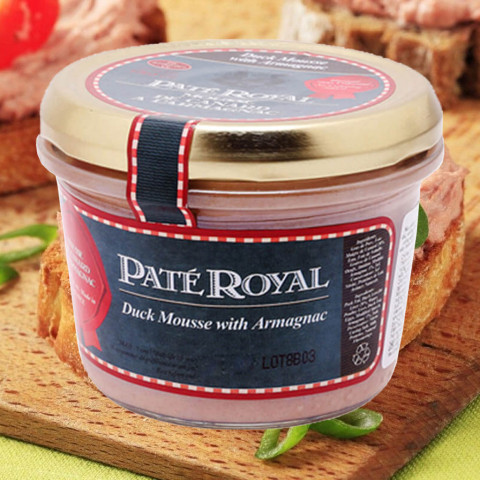Patê vịt vị Armagnac Paté Royal Duck Mousse 180g F119780