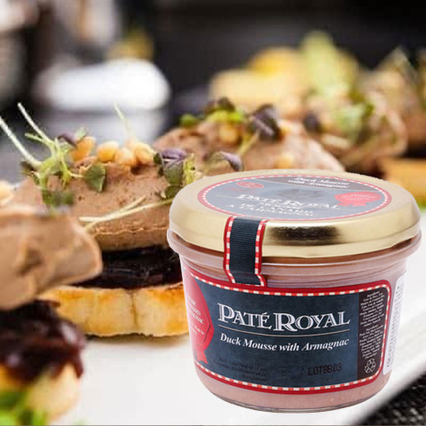 Patê vịt vị Armagnac Paté Royal Duck Mousse 180g F119780