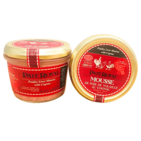 Patê gan gà vịt vị cognac dạng nhuyễn Pate Royal 180g F122162