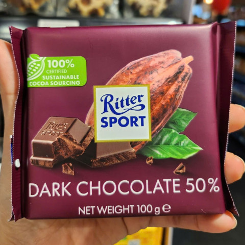Sôcôla đen 50% cacao Ritter Sport 100g F122071