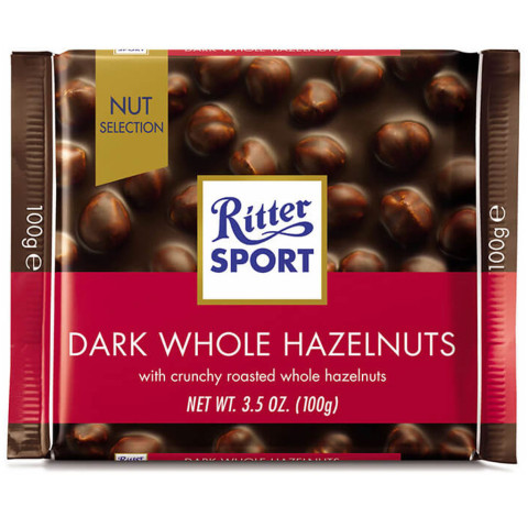Sôcôla đen hạt phỉ Ritter Sport Dark Chocolate 100g F122475