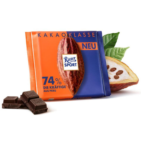 Sôcôla đen 74% cacao Ritter Sport 100g F122938