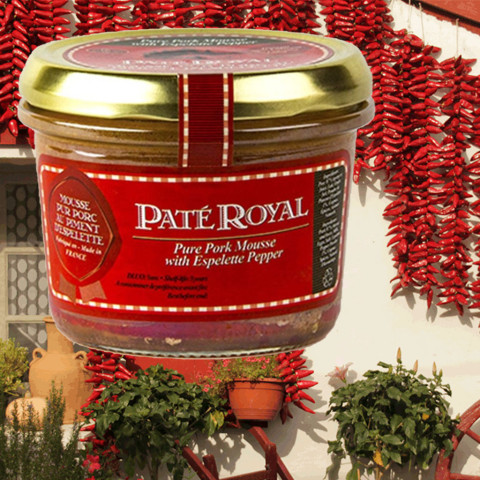 Patê heo vị ớt Espelette dạng nhuyễn Paté Royal 180g F122164