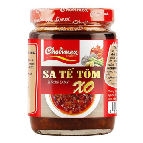 Sa tế tôm XO Cholimex Shrimp Satay 170g