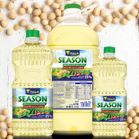 Dầu ăn cao cấp Season Tường An 1 lít