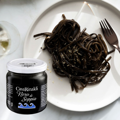 Sốt Mực Đen Nguyên Chất Casa Rinaldi Nero di Seppia 180g