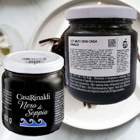 Sốt Mực Đen Nguyên Chất Casa Rinaldi Nero di Seppia 180g