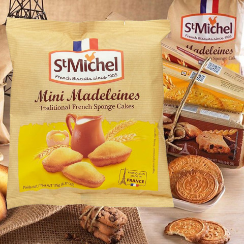 Bánh bông lan St Michel Mini Madeleines 175g