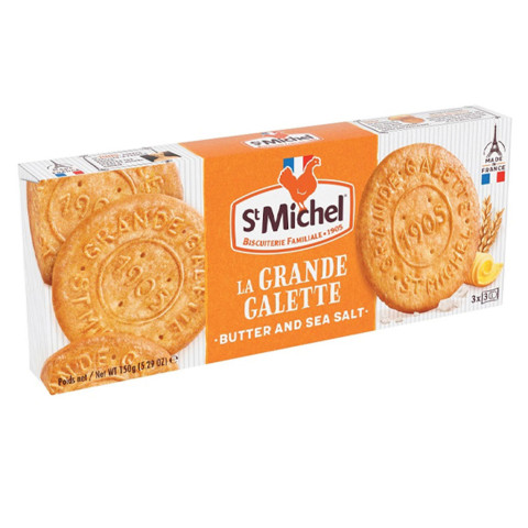 Bánh Quy Bơ Vị Muối St Michel La Grande Galette 150g