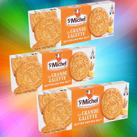 Bánh Quy Bơ Vị Muối St Michel La Grande Galette 150g