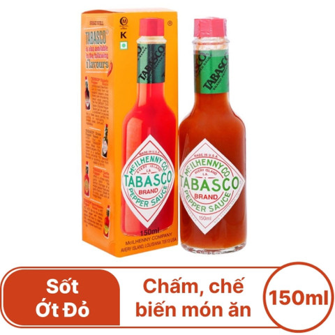 Sốt ớt đỏ Tabasco Pepper Sauce 150ml F102833