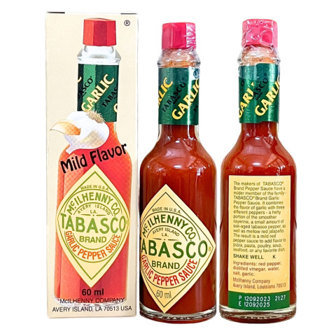 Sốt ớt tỏi Tabasco chai 60ml F102823