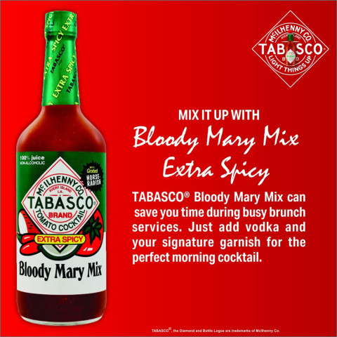 Nước pha Cocktail Tabasco Bloody Mary Mix 946ml F102818