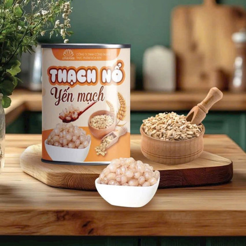 Thạch Nổ Yến Mạch Lotusfood 850g