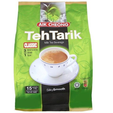Trà Sữa Aik Cheong Teh Tarik Classic 600g (15 túi x 40g)