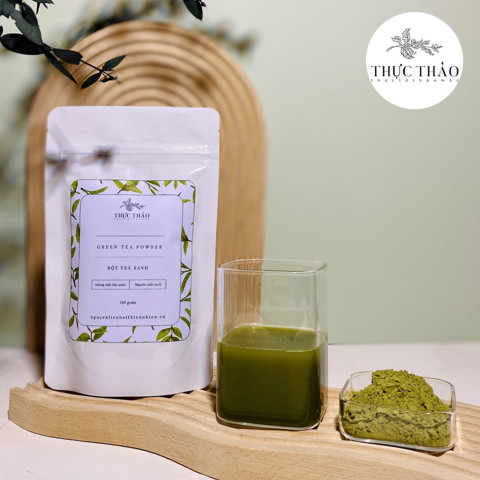 Bột trà xanh Nhật Bản Thực Thảo 100g