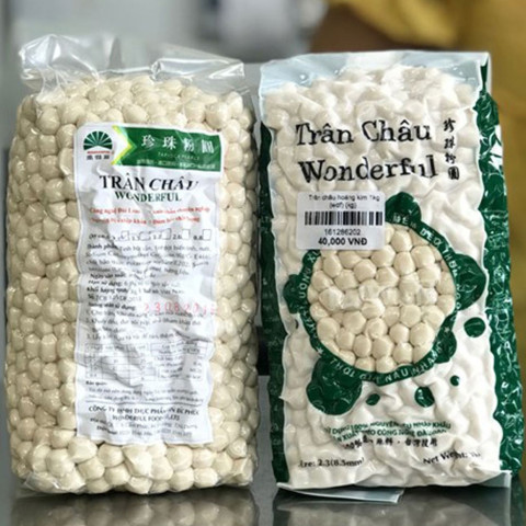 Trân Châu Trắng Wonderful Size 2.3 Gói 1kg