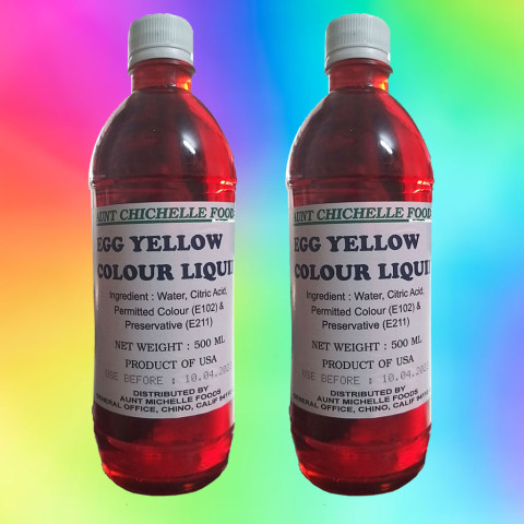 Màu vàng trứng Aunt Michelle Egg Yellow Liquid 500ml