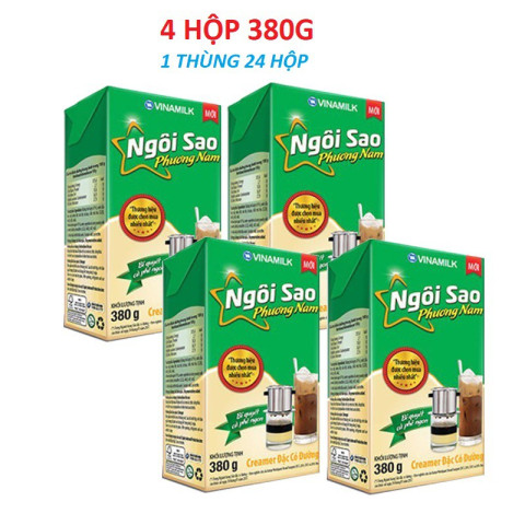 Sữa đặc Ngôi Sao Phương Nam hộp giấy 380g