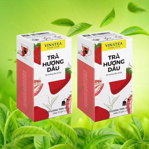 Trà Hương Dâu túi lọc Vinatea 50g