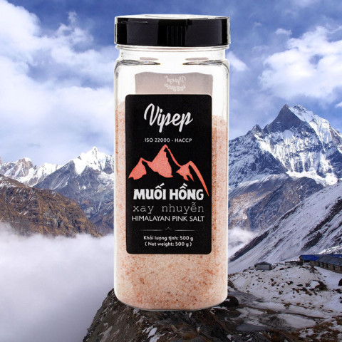 Muối Hồng Himalaya Xay Nhuyễn Vipep 500g