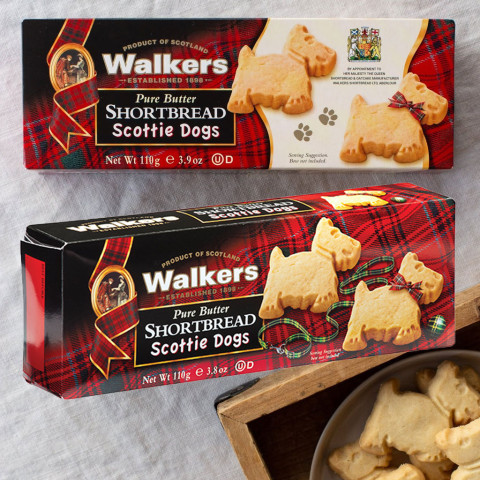 Bánh quy bơ Walkers Pure Butter Shortbread Scottie Dogs 110g