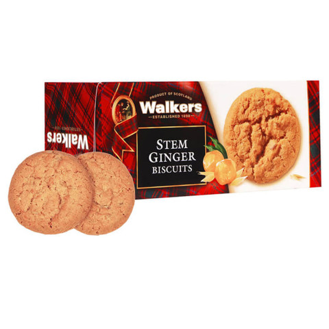 Bánh quy bơ vị gừng Walkers Stem Ginger Biscuits 150g