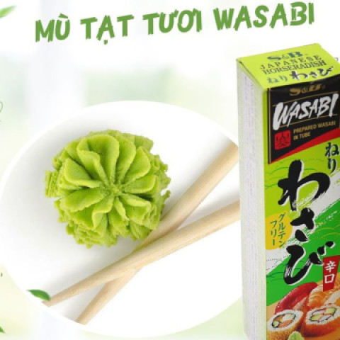 Mù tạt xanh S&B tuýp 43g