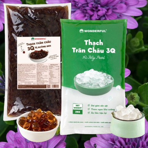 Thạch Trân Châu 3Q Wonderful Trắng 2kg