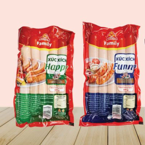 Xúc xích Vissan Family gói 500g