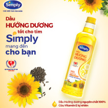 Dầu hướng dương nguyên chất Simply 1L