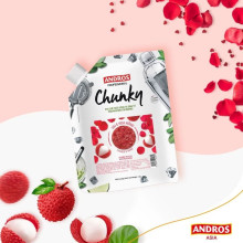 Mứt Vải & Hoa Hồng Andros Chunky 1kg