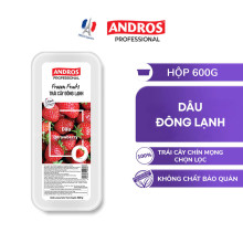 Dâu Đông Lạnh Andros Frozen Strawberry 600g