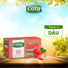 Trà hương dâu Cozy Strawberry Flavored Tea hộp 50g