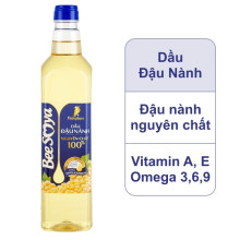 Dầu đậu nành nguyên chất Bee Soya Nakydaco 1L