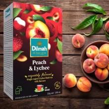 Trà đen hương đào Dilmah 30g