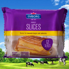 Phô mai lát Emborg Perfect Slices 200g F122969