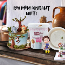 Kẹo đường mềm trắng Fancy Frost Fondant White 1kg