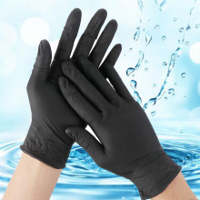 Găng tay y tế đen không bột size L