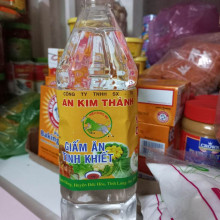 Giấm ăn tinh khiết An Kim Thành 900ml