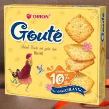 Bánh quy mè giòn Gouté hộp 396gr (10 gói 39.6gr)