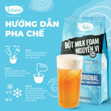 Bột Milk Foam Nguyên Vị Lúave 500g
