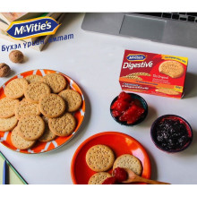 Bánh quy lúa mì nguyên cám truyền thống McVitie's Digestive Original 250g