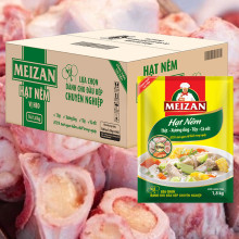 Hạt nêm vị heo Meizan thịt, xương ống, tủy & cà rốt 1.8kg