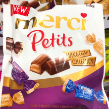 Hộp Sô-cô-la hỗn hợp Merci Petits Milk and Cream Collection