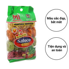 Mì rau củ sợi nhỏ Safoco 500gr