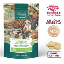 Sôcôla hạt nút trắng 40% Puratos White Chocolate 1kg